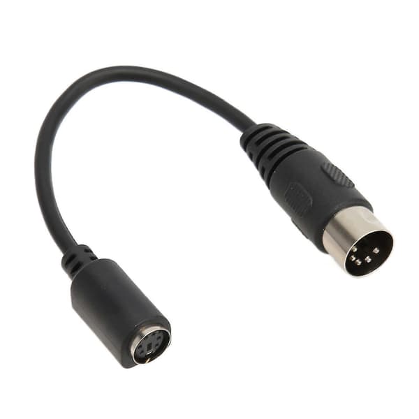 Keyboard Mouse Conversion Cable Din 5 Pin Male To Mini Din 6 Pin Female Keyboard Mouse Adapter Cable For Ps2 15cm
