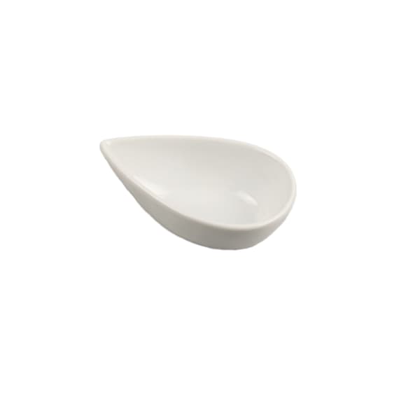 Mini Porcelænsskål Dip - Dråbe Dyb - 16 pak Vit 4000