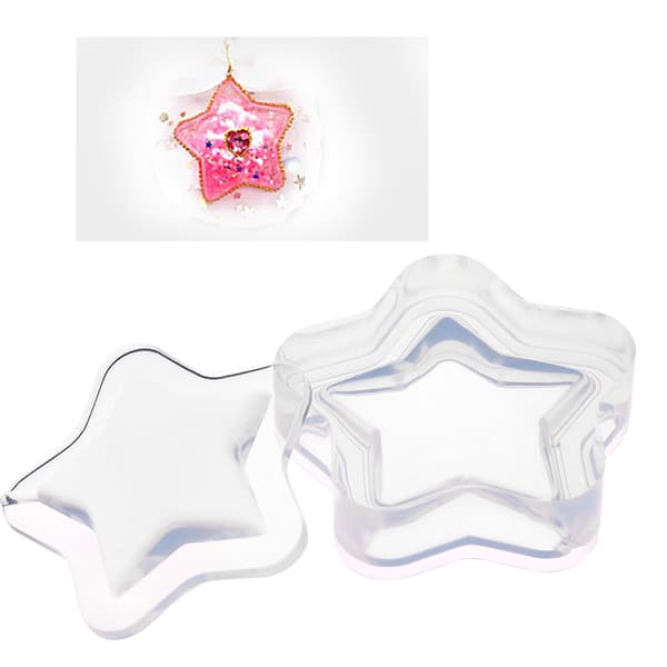 Casting Mold Epoxy Resin Mold Silicone Piece Craft Pendant Crystal Making Tool Star