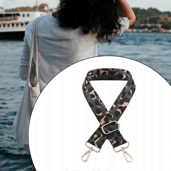 Crossbodyväska med snäpplås Leopardmönstrad Plånbok Crossbodyrem Grön transparent transparent ej specificerad transparent notspecified