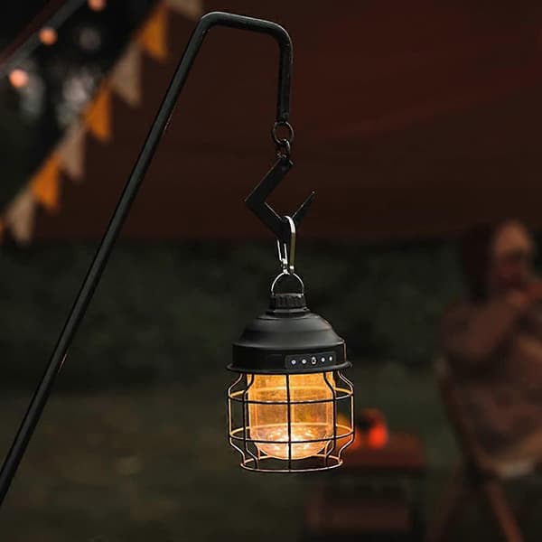 USB LED Genopladelig Udendørs Camping Teltlampe Lygte Vandring Ultralys Lampe