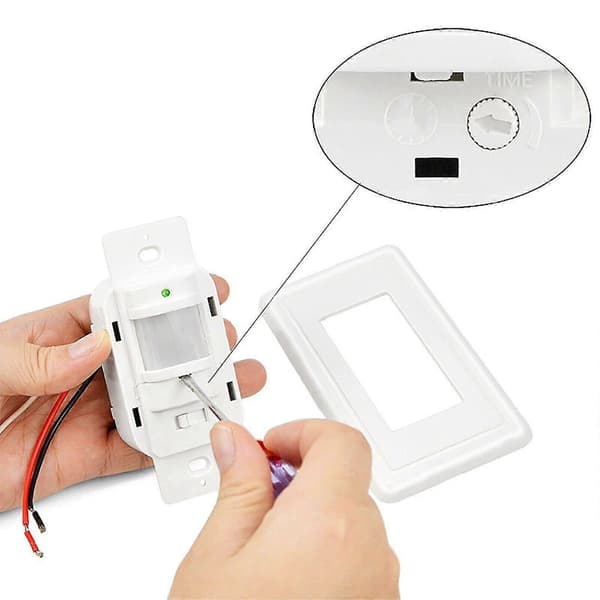 Automatic On/Off Sensor Switch Motion Infrared Pir Presence Absence Wall Light Ft-Perfet
