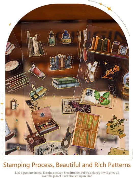 240 stk/12 ark scrapbooking-klistremerker for DIY-dagbøker