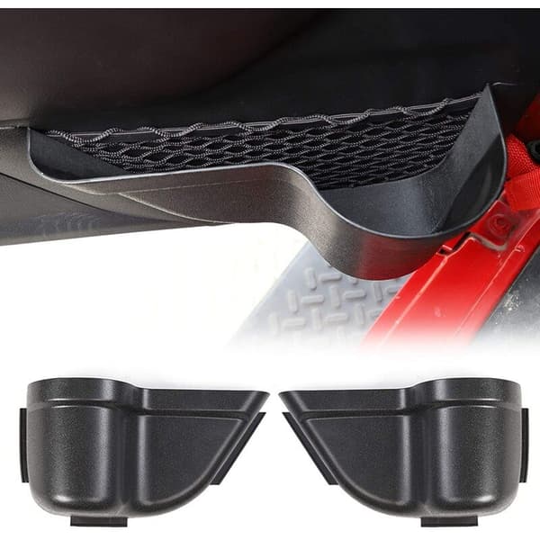 Door Pockets Inserts Storage Side Box for Wrangler 2011-2018 JK JKU Interior Accessories