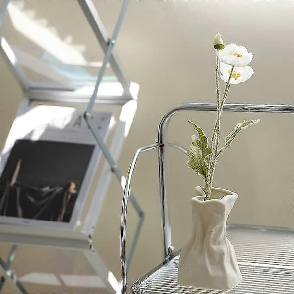 Keramisk vase til blomsterarrangementer, stue og spisebord