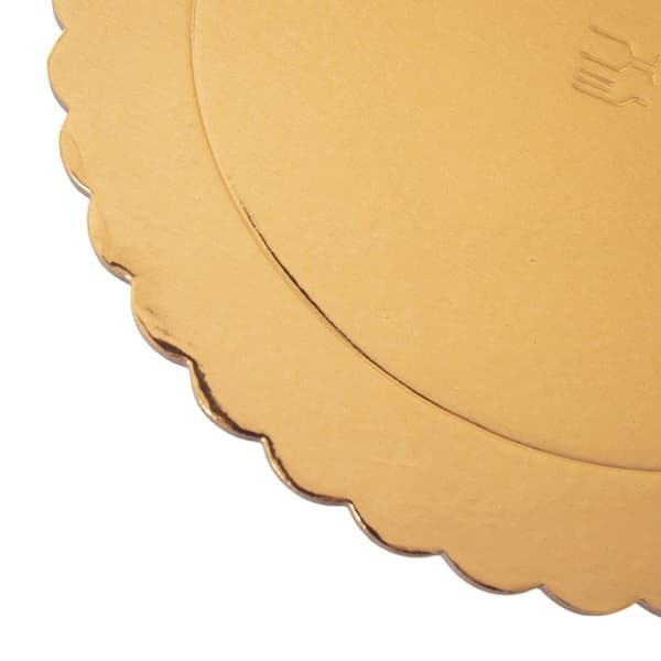 Kakebrett 30 cm med plisserte kanter 250