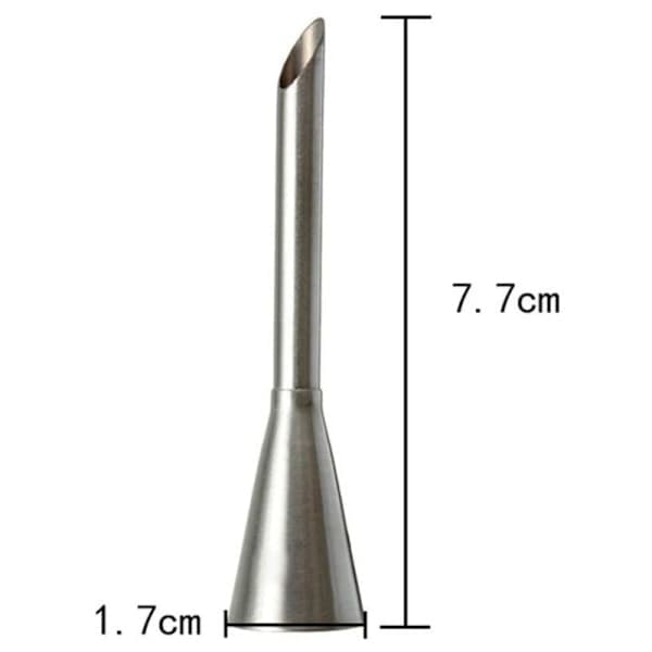 Lång Spritstyll för Glasyr, Spritspåse, Tårta, Muffins, Sockerkonst, Dekorationsverktyg S