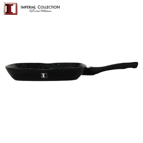 Imperial Collection 28cm Marmoripinnoitettu grillipannu Musta