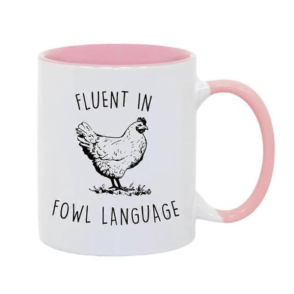 Ceramic Coffee Cup Chicken Pattern Mug 33 cl Modern Coffee Mugs for Tea Milk Cocoa Large Ceramic Coffee Mugs for Home B