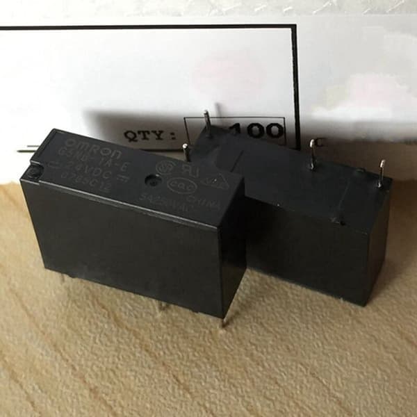 5 stk G5NB-1A-serie 05VDC 12VDC 24VDC 24V 4-benet 3A Mini Relæ G5NB G5NB-1A-E Skiftende AC DIP4 (24V)