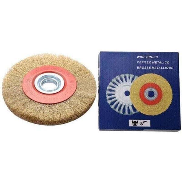 Stålbørste for benksliper, 150 mm, kompatibel med flere merker