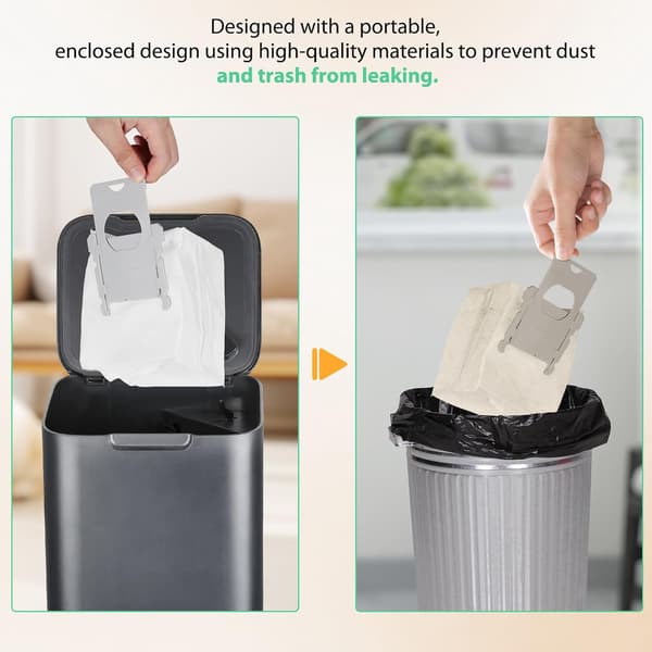 6-pak vakuumposer kompatible med iRobot Roomba i7+, i3+, i4+, j7+, j9+, s9+, Clean Base Auto-Empty