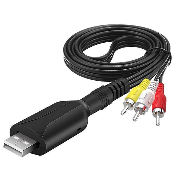 RCA AV-kabel 3RCA til USB 2.0 Video- og lydopptakskort Kabel Hann til Hann