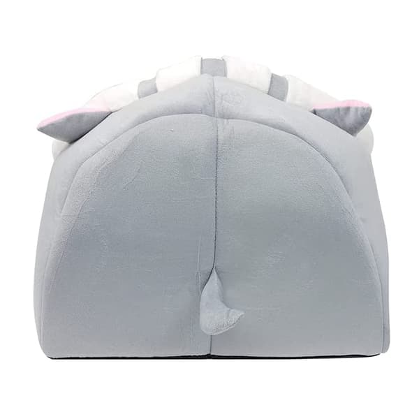 Cute Cat Bed for Indoor Cats and Dogs, Comfortable Cat Cave for Sleeping (L:48*45*40CM) L L