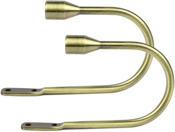 Gardinklemme U-design krok metall gardinklemmer gardin