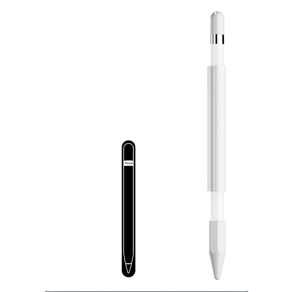 Silicone Protective Sleeve for Apple Pencil White