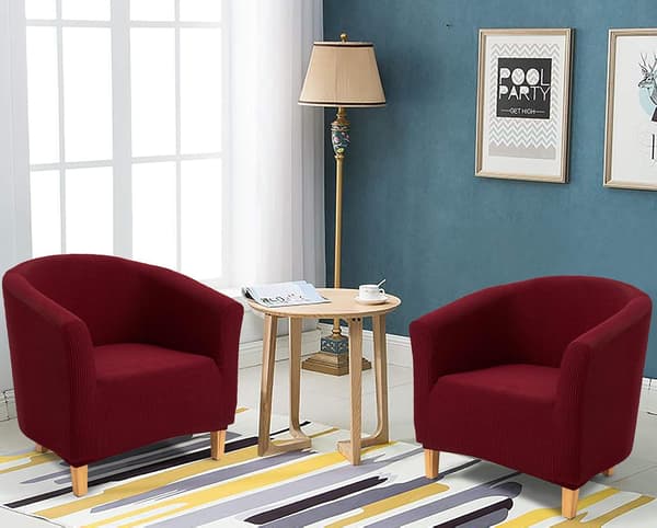 Trekk til Chesterfield-lenestol, jacquard stretch stretch tube