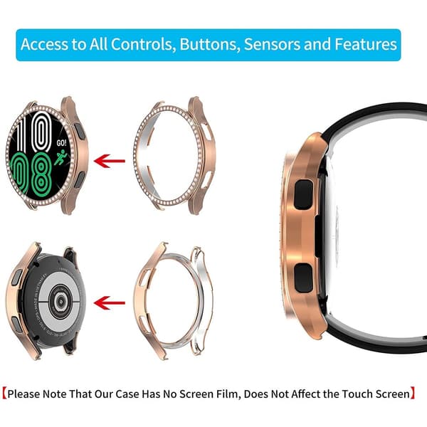 Skyddsfodral till Samsung Galaxy Watch 5 44mm (transparent)