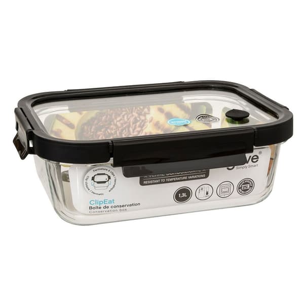Opbevaringsboks 1,3L Transparent transparent