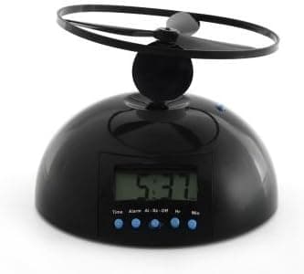 Ny digital LED-väckarklocka Gadget Escape Flying/Rolling Helikopter Helikopter Propeller Klocka Kreativ Present