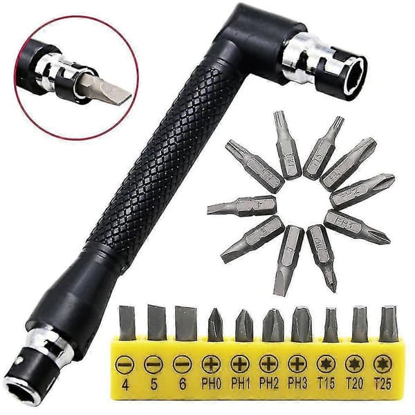 L-shaped Double Head Hex Socket Wrench Screwdriver Bit Tool Set