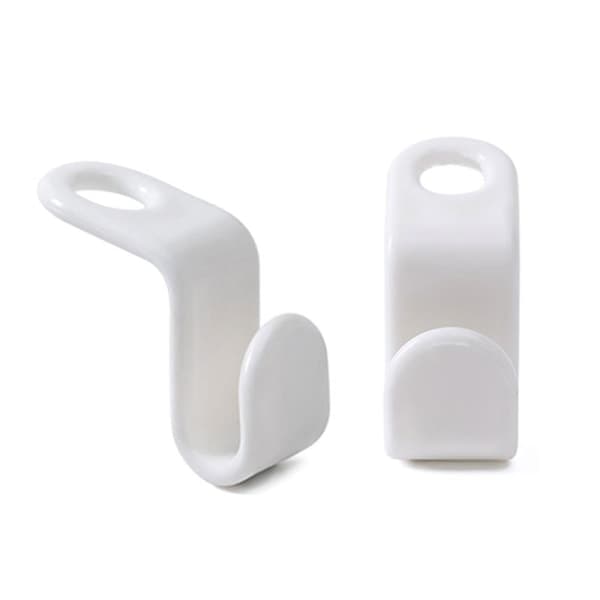 Connect Clothes Hanger Hooks, Cascade Hangers for Wardrobe Space Saving (30 Pcs, White)