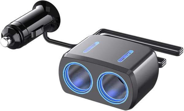 Cigarette Lighter Splitter - Socket Splitter, Cigarette Lighter Adapter, DC Socket Splitter