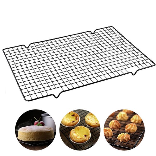 BBQ Mesh Rustfritt Stål Bakestativ Kjølestativ BBQ Grillrist Grill