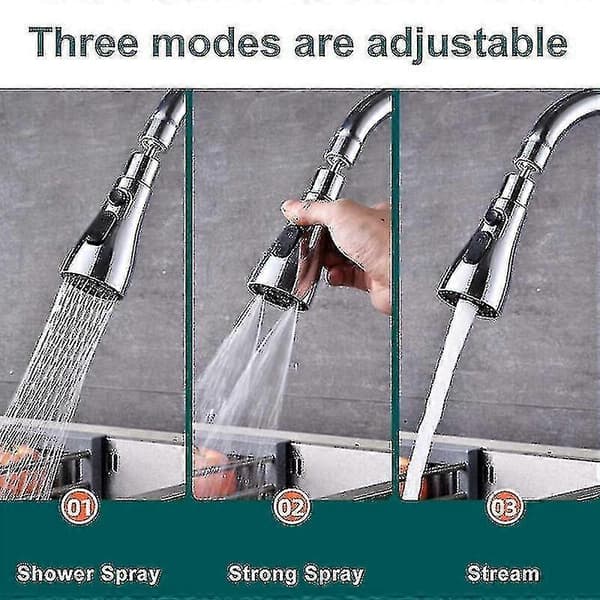 Kitchen Faucet Tap Water Tap Spray Head 360 Swivel Replacement Sprayer Nozzle