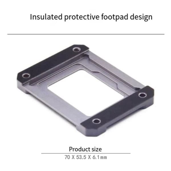 Stasjonær datamaskin 12/13 generasjons CPU Anti-Bending Cover Plate Hovedkort CPU Anti-Bending Cover Plate