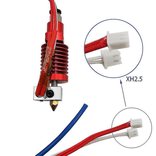 1 set 24v Assembled Extruder Hotend Kit Nozzle Aluminum Heating Block for Cr-10s Pro