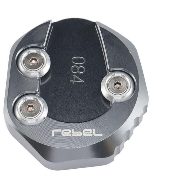 Motorcycle Kickstand Extension Plate Fits Rebel CMX300 CMX500 2017-2021 Side Stand (Titanium)