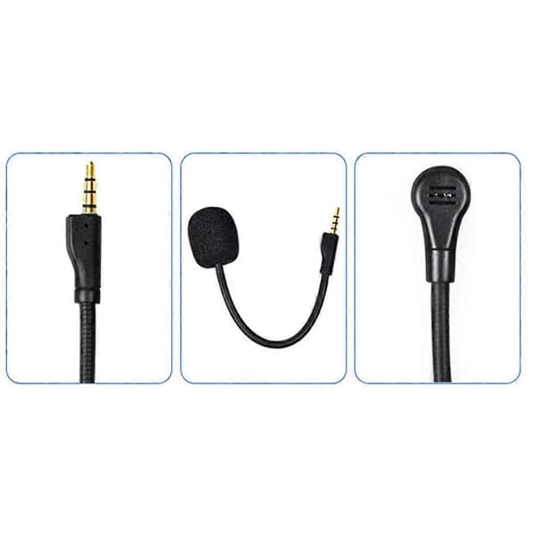 Erstatningsmikrofon avtakbar mikrofonbom for ~Steelseries Arctis 1 1.0 One kablet trådløst hodetelefon gaming headset