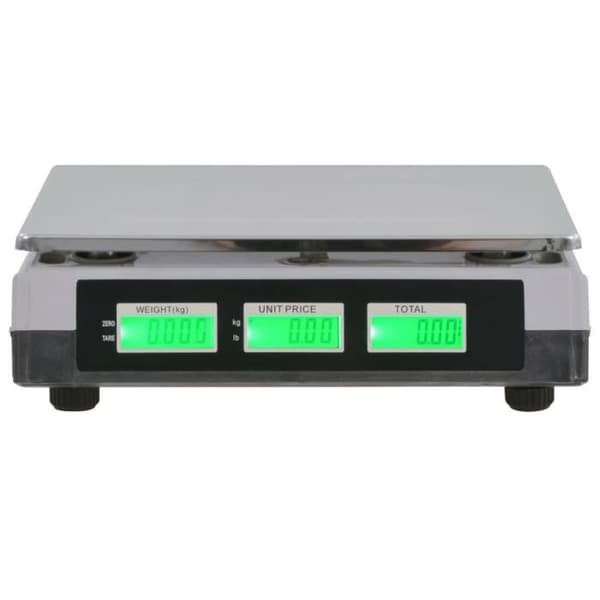 30 kg digitalvekt med oppladbart batteri