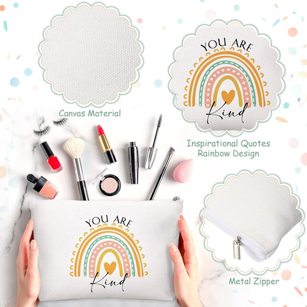 60 stk. regnbue-inspirerende make-up opmuntring