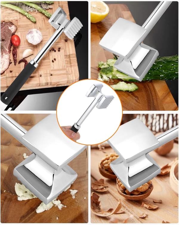 Meat Tenderizer - Professional Meat Tenderizer - Ergonomic Handle - Easy to Hold - Practical - Robust Design