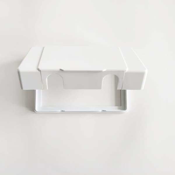 AIMOONSA Läpinäkyvä Vedenpitävä Lapsiturvallinen Pistorasiasuoja, 2 Lokeroa, 99×112×42 mm
