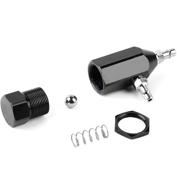 Universal 1-30 PSI Manuell Aluminium Turbo Stängd Loop Boost Spak Kit Svart