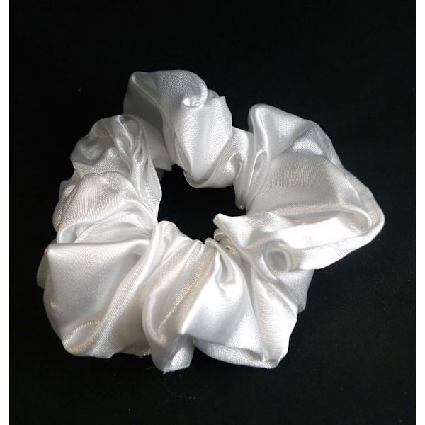 Hårelastik Hvid Polyester