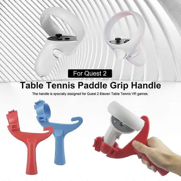 1 Pair Table Tennis Racket Grips Very Realistic Enhance VR Experience L/R VR Controller Paddle Handles for OculusQuest2
