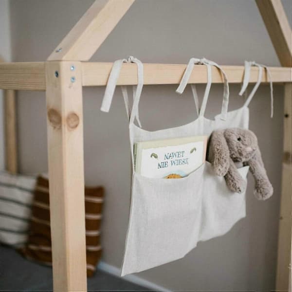 Hanging storage bag for baby, suitable for storing clothes, diapers, toys