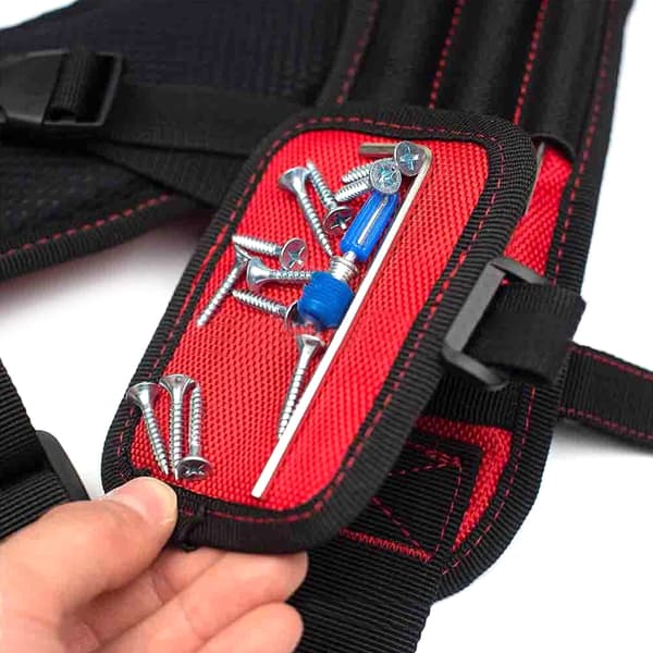 Tool Belt Suspenders Work Braces Flexible Adjustable Straps With Moving Padded Shoulders With 4 Loops-FX-