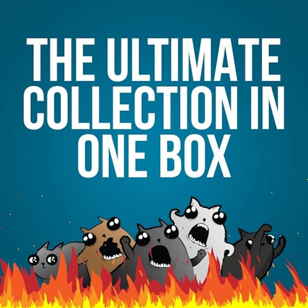 Exploding Kittens Opskrifter på Katastrofe Deluxe Kortspil til Familier