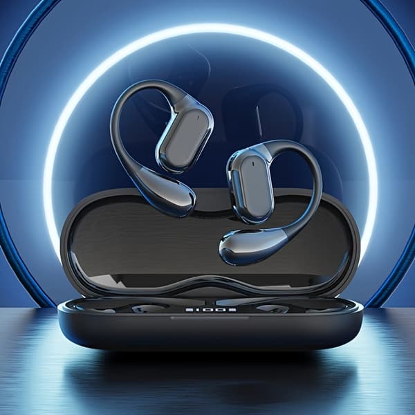 True Wireless On-Ear-hörlurar Bekväma sovlurar för Android & iPhone vit