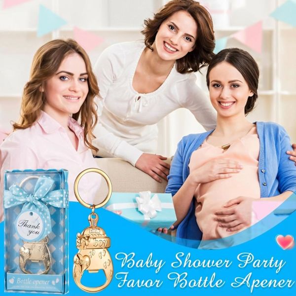 24 stk. babyshower-flaskefest til guldbryllup
