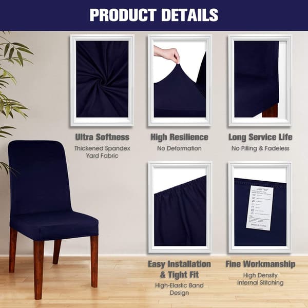 Elastisk stolbeskyttelse for spisestoler, elastisk stolbeskyttelse, elastisk stolbeskyttelse R