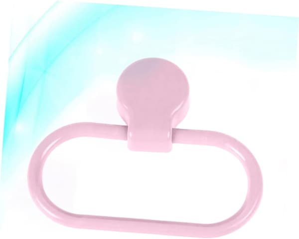 Svängbar Väggmonterad Handduksring Badrums Handduksring Väggmonterad Handduksring Badrums Handduksstänger Rosa Pink
