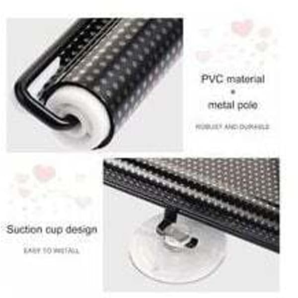 Retractable Blackout Roller Blind, Suction Cup Sunshade Roller Blind for Windows, Heat Insulating Curtains for Home/Office