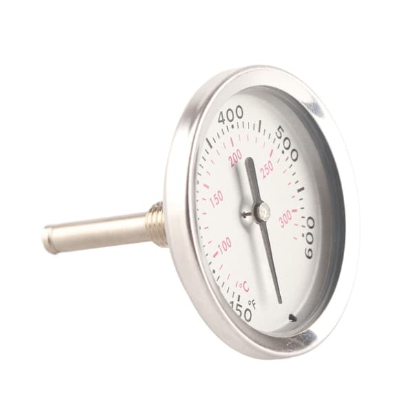 Grilltermometer i rostfritt stål, bimetallisk, 100-475℉, hög noggrannhet, BBQ-ugn