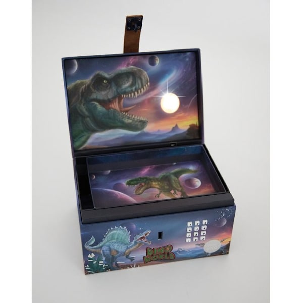 Dino World Treasure Chest with Code, Light & Sound